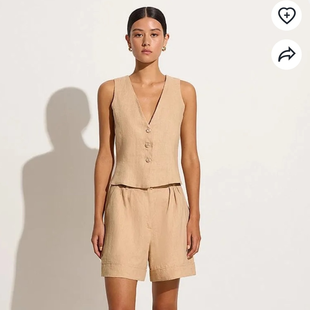 Faithfull the Brand Salome Matching Linen Set